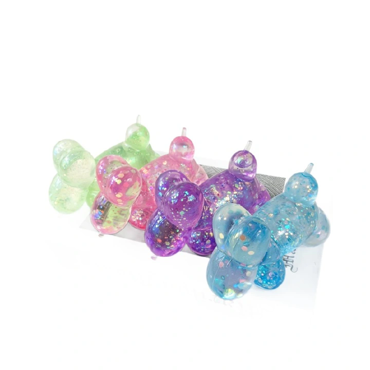 Balloon Dog Maltose Squishy Toy - Super Stretchy Sugar Glue Stress Relief Fidget - Aesthetic Slow Rising Animal Toy for Anxiety & Sensory Play - Satisfying Squeeze Toy