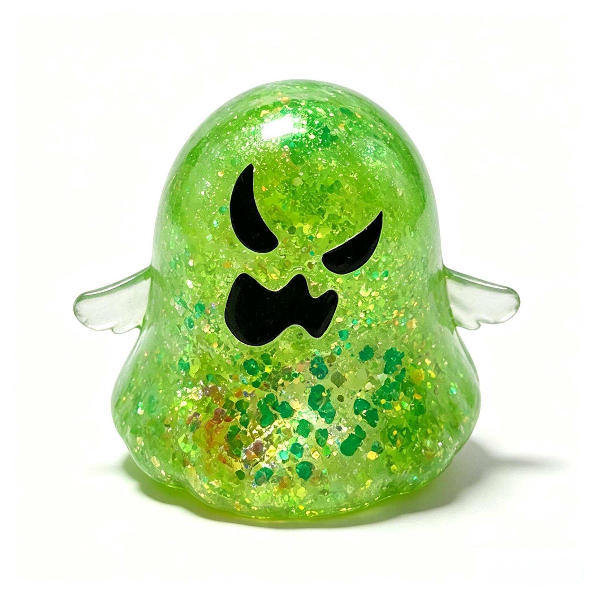 Halloween Ghost Maltose Squishy Toy - Super Stretchy Sugar Glue Ghost Fidget - Spooky Stress Relief Squeeze Toy for Anxiety - Satisfying Halloween Party Favors