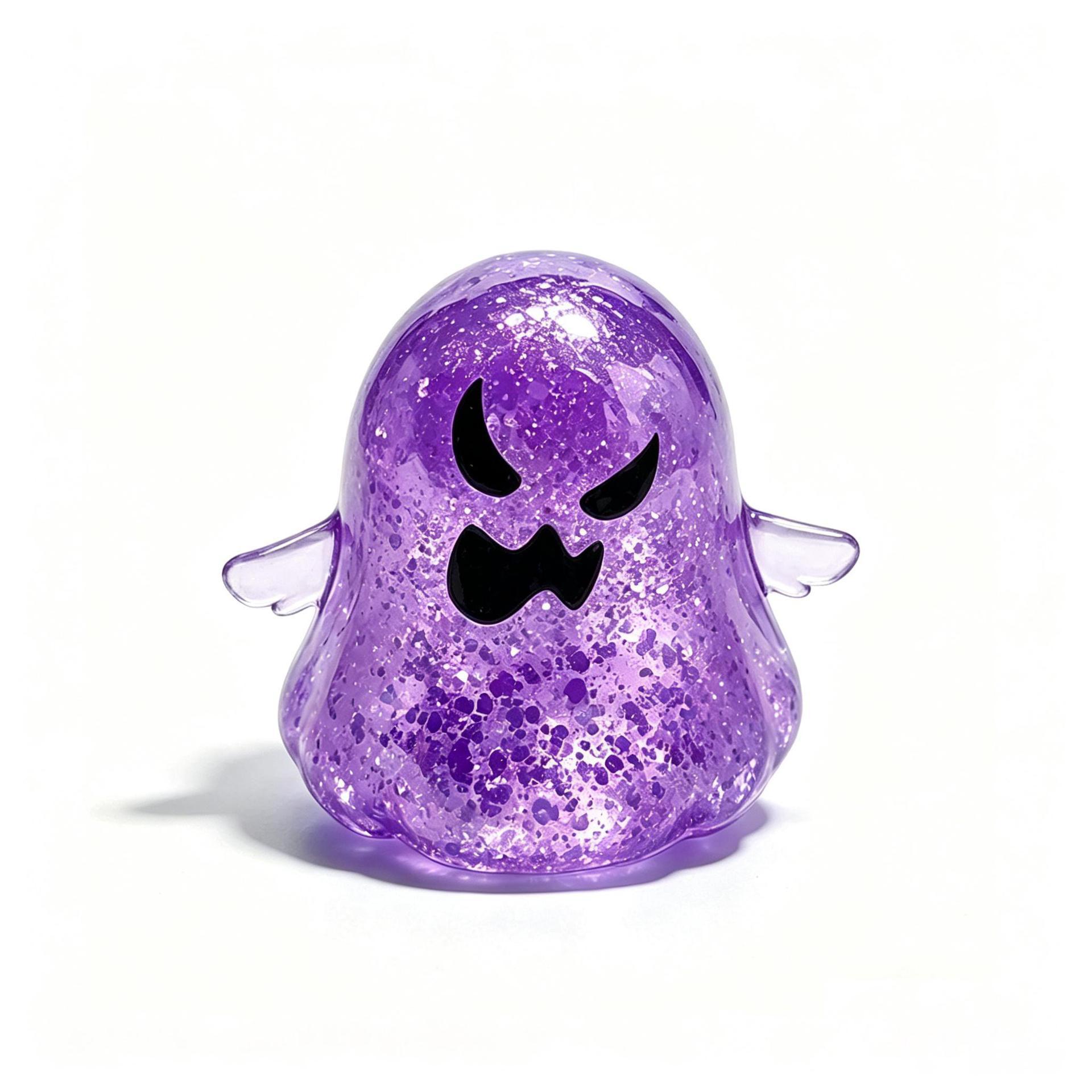 Halloween Ghost Maltose Squishy Toy - Super Stretchy Sugar Glue Ghost Fidget - Spooky Stress Relief Squeeze Toy for Anxiety - Satisfying Halloween Party Favors