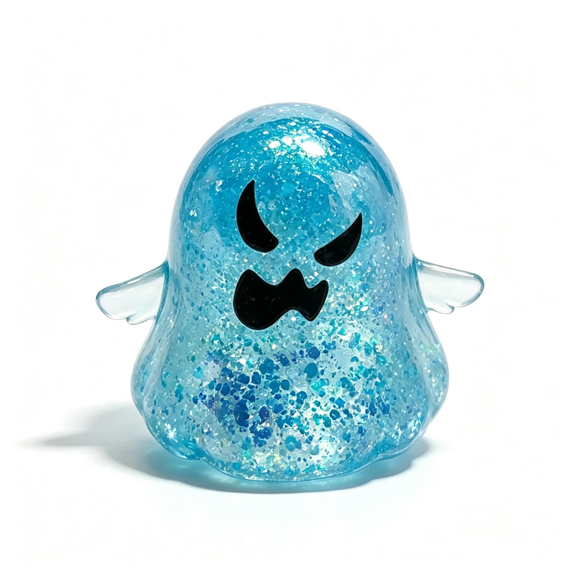 Halloween Ghost Maltose Squishy Toy - Super Stretchy Sugar Glue Ghost Fidget - Spooky Stress Relief Squeeze Toy for Anxiety - Satisfying Halloween Party Favors