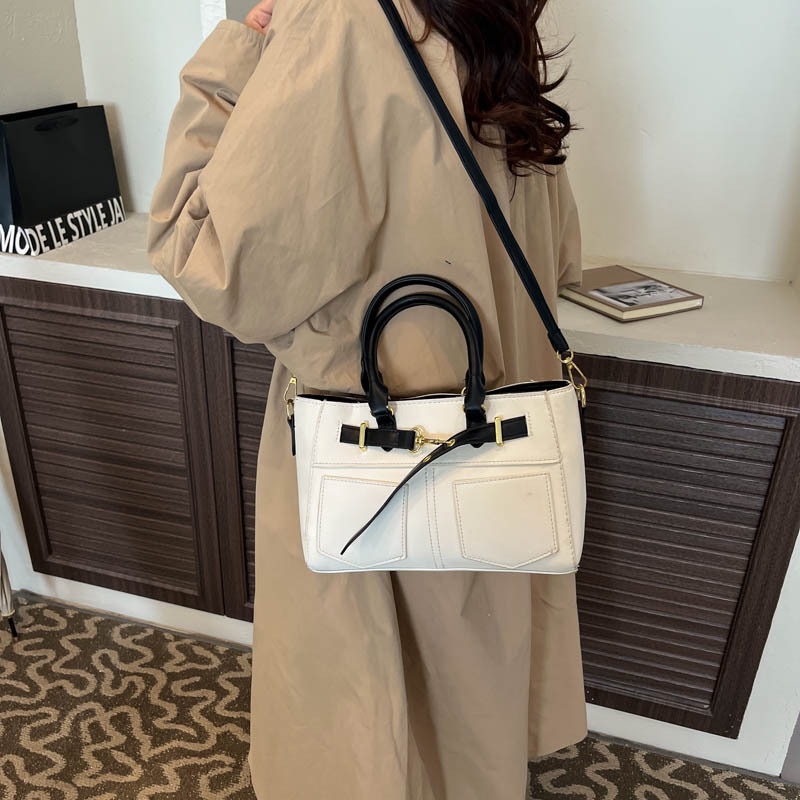 Elegant Ladies Vintage Denim Fabric Top‑Handle Bag with Removable Strap, Casual Multi-purpose Shoulder Bag Mom Bag Travel Bag Work Purse, Women Large Capacity Daily Shopping Handbag, Aelita Boutique