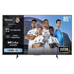 Hisense 85 Inch Smart 4K UHD TV, 85 Inch Frameless TV, Hisense 85 Inch 4K TV, VIDAA Smart TV, HDR10 TV, Smooth Motion TV, Dolby Audio, Large Screen Smart TV, 2 Year Warranty