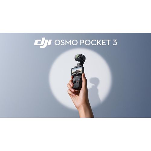DJI Osmo Pocket 3 Creator Combo – 4K/120fps Video, 1-Inch CMOS Sensor, 3-Axis Stabilization, Touchscreen, Wireless Mic, Tripod & Accessories – 1 Year Warranty