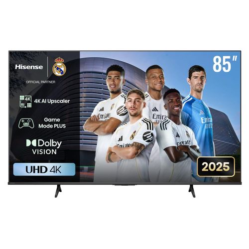 Hisense 85 Inch Smart 4K UHD TV, 85 Inch Frameless TV, Hisense 85 Inch 4K TV, VIDAA Smart TV, HDR10 TV, Smooth Motion TV, Dolby Audio, Large Screen Smart TV, 2 Year Warranty