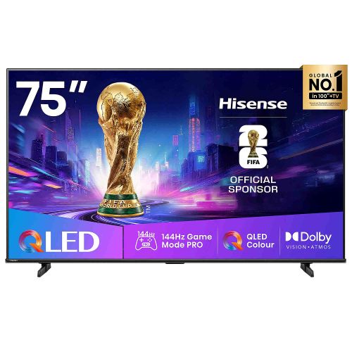 Hisense 75Q7Q 75 Inch QLED 4K Smart TV, Hisense 75Q7Q TV, 75 Inch QLED TV, VIDAA Smart TV, 4K UHD TV, Hisense QLED Television, Large Screen Smart TV, Free DStv Stream
