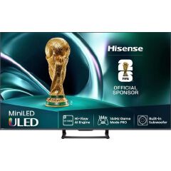 Hisense 75U7N 75 Inch Mini LED ULED 4K Smart TV, Hisense U7N 75 Inch TV, 75 Inch 4K UHD TV, Mini LED TV, ULED Smart TV, VIDAA TV, Full Array Local Dimming, 2024 Model