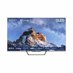 Skyworth 75 Inch 4K UHD QLED Smart Google TV 2025 Model with HDR Display, Dolby Audio, Wi-Fi & Bluetooth Connectivity, Frameless Slim Design, Streaming Apps, Voice Control – 1 Year Warranty
