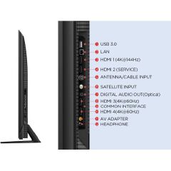 TCL 75C6K 75 Inch Premium QD-MiniLED Smart Google TV 2025 Model – 4K UHD HDR Display, Dolby Vision & Dolby Atmos, Wi-Fi & Bluetooth, Frameless Slim Design, Streaming Apps – 1 Year Warranty