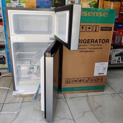 Hisense REF091DR 91L Mini Fridge, Hisense 91 Litres Double Door Fridge, Hisense Mini Refrigerator, 91L Double Door Fridge, Compact Refrigerator, Small Fridge, Home Office Fridge