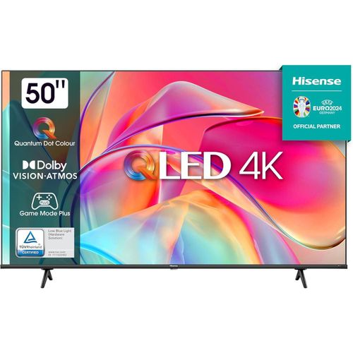 Hisense 50 Inch Q6N Smart 4K QLED TV, 50Q6N Ultra 4K Smart TV, Frameless QLED TV, Hisense 50 Inch TV, 4K UHD Smart TV, QLED Television, WiFi Smart TV, 2 Year Warranty