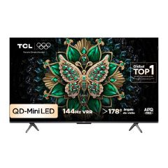 TCL C6K 85 Inch Premium QD-MiniLED Smart Google TV 2025 Model – 4K UHD HDR Display, Dolby Vision & Dolby Atmos, Wi-Fi & Bluetooth, Frameless Slim Design, Streaming Apps – 1 Year Warranty