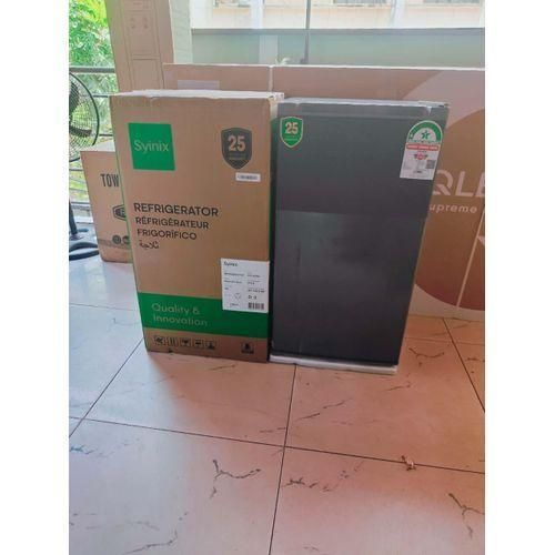 Syinix 90L Single Door Fridge Direct Cool Energy Saving Refrigerator, Powerful Cooling, Adjustable Temperature, Freezer Compartment, Compact Design & 1 Year Warranty
