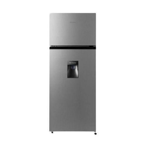 Hisense REF205DR 205L Double Door Refrigerator with Water Dispenser, Spacious Fridge & Freezer, Energy Saving Cooling, Silver – 1 Year Warranty