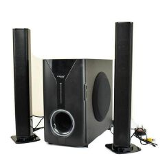 Vitron V527 2.1CH Multimedia Speaker 9000W PMPO, Bluetooth, USB, SD Card, FM Radio, Detachable Satellite Speakers, Deep Bass & Remote Control – 1 Year Warranty