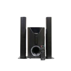 Vitron V527 2.1CH Multimedia Speaker 9000W PMPO, Bluetooth, USB, SD Card, FM Radio, Detachable Satellite Speakers, Deep Bass & Remote Control – 1 Year Warranty