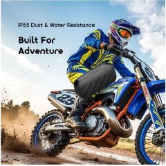 Oraimo SpaceBox Active 25W Bluetooth Speaker, Powerful HavyBass Sound, IP55 Waterproof & Dustproof, Up to 14H Playtime, RGB Lights, TWS Stereo Pairing, Portable Wireless Speaker