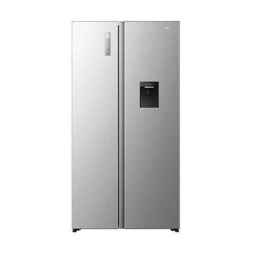 Hisense 541L Side by Side Refrigerator, Large Capacity Frost-Free Fridge, Multi-Airflow Cooling, Spacious Double Door Freezer & Fridge – Silver