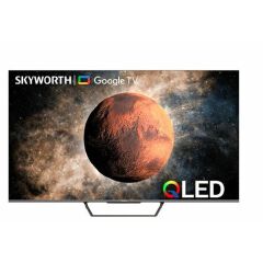 Skyworth 75Q6500H 75 Inch 4K UHD QLED Smart Google TV, Dolby Vision, HDR10+, Dolby Atmos, Google Assistant, Chromecast, WiFi, Bluetooth, Netflix, YouTube, Frameless Design, HDMI, USB, 1 Year Warranty