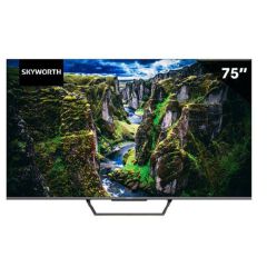 Skyworth 75Q6500H 75 Inch 4K UHD QLED Smart Google TV, Dolby Vision, HDR10+, Dolby Atmos, Google Assistant, Chromecast, WiFi, Bluetooth, Netflix, YouTube, Frameless Design, HDMI, USB, 1 Year Warranty