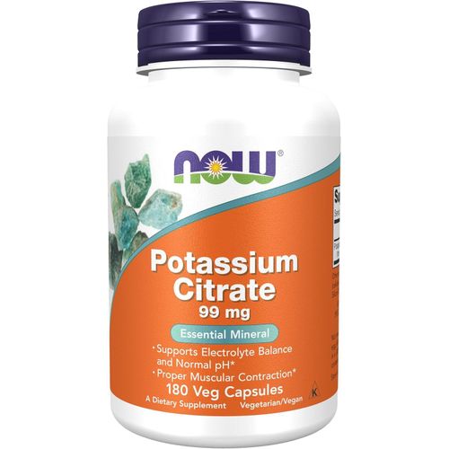 Now Potassium Citrate 99Mg 180 Capsules