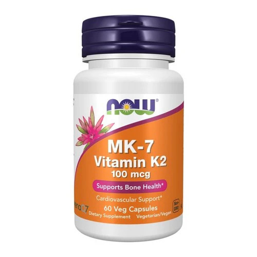 Now Mk-7 Vitamin K2 100Mcg  60 Capsules