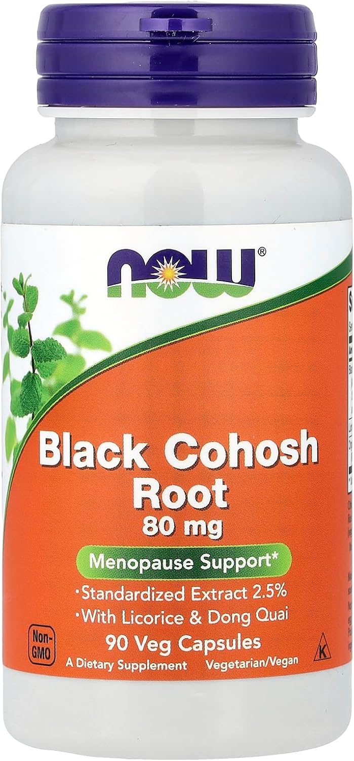 Now Black Cohosh Root 80Mg 90 Capsules