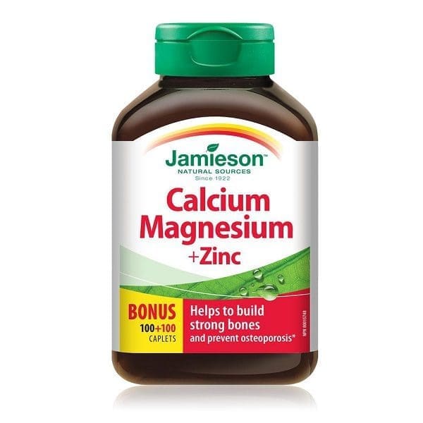 JAMIESON CALCIUM/ MAGNESIUM+ ZINC 200 CAPLETS