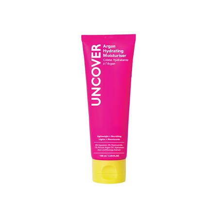 UNCOVER ARGAN HYDRATING MOISTURISER 100ML