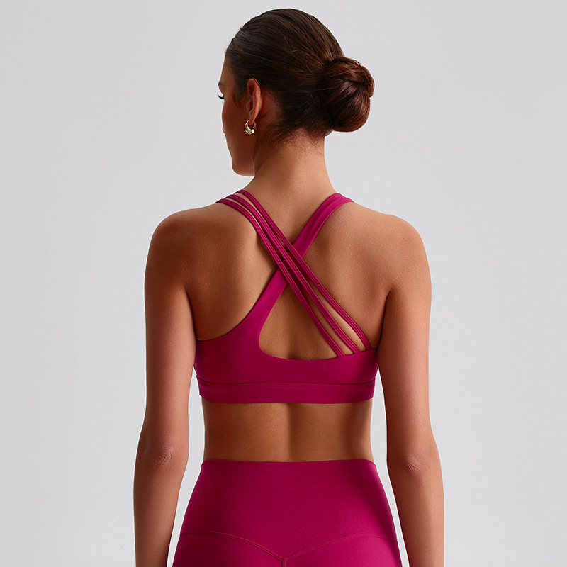 Women's High End Breathable Quick Dry Fabric Candy Colored Sports Yoga Bra & Shorts for Women Workout Gym
High Support Intensity, Breathable Quick-Dry Fabric, 87% Nylon 13% Spandex, Crisscross straps
