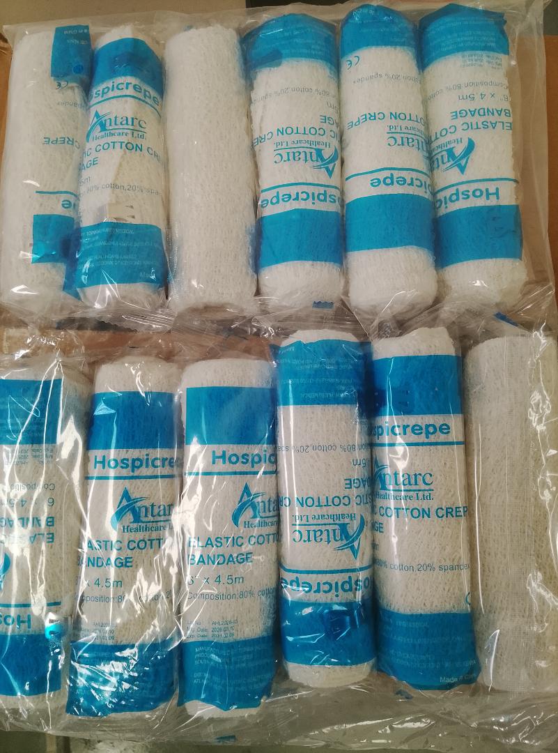 ELASTIC BANDAGE 6 INCH- 12PCS – MEDICAL SUPPORT & COMPRESSION BANDAGE