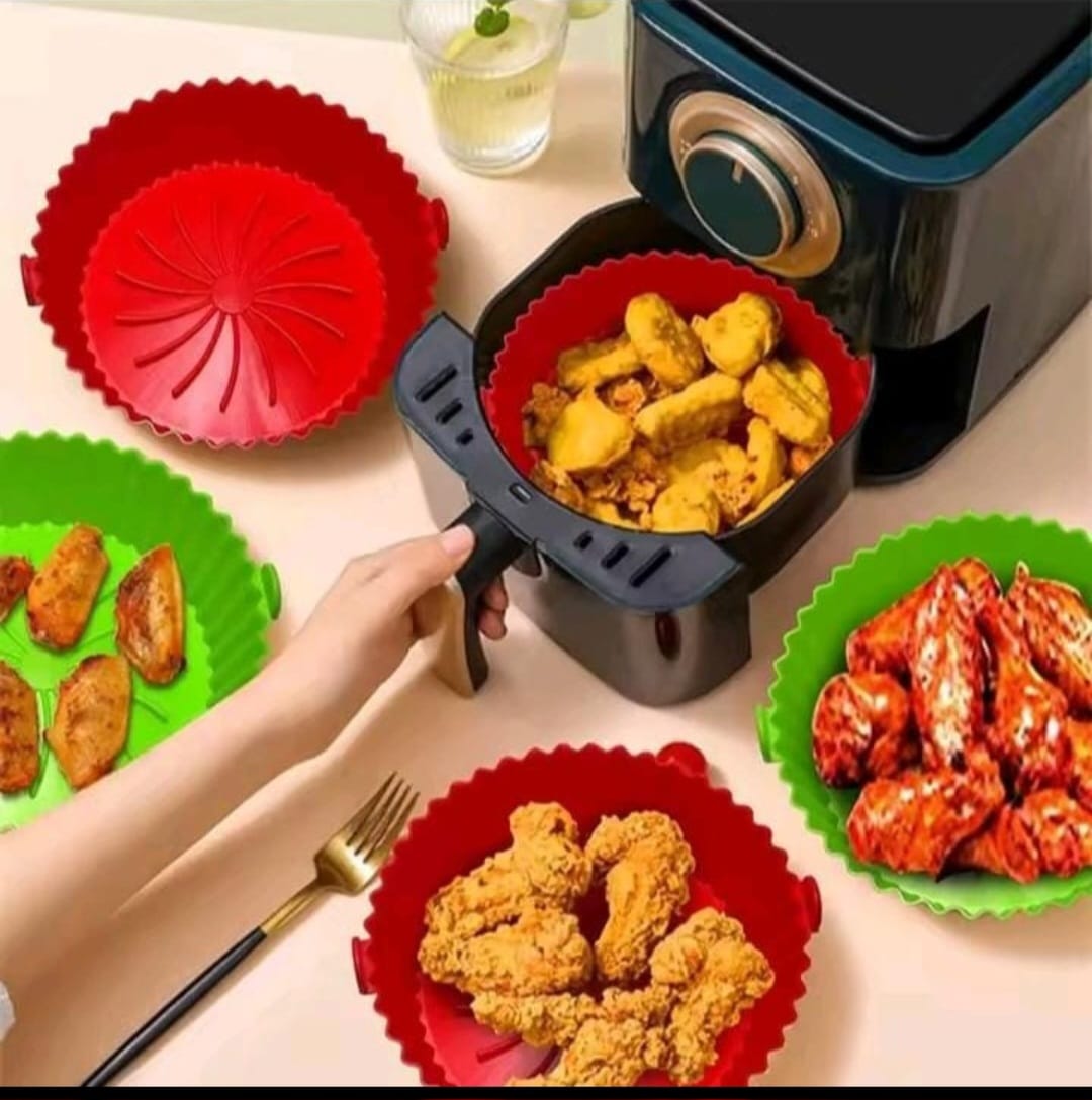 Mika 8L Digital Airfryer | Large Capacity Air Fryer | Oil-Free Healthy Cooking Appliance + FREE Food grade silicone 16-22cm air fryer liner baking tin