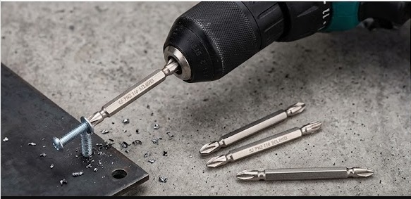 Screwdriver Bits PH2 110mm Double End 10Pcs Set EDL6903