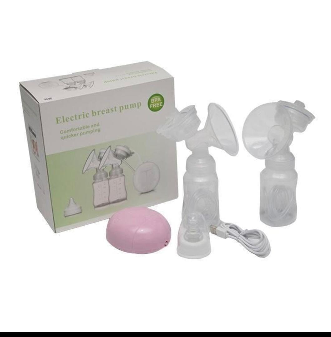 Electric Breast Pump Portable Rechargeable BPA-Free Milk Extractor Adjustable Suction Low Noise Breastfeeding Pump