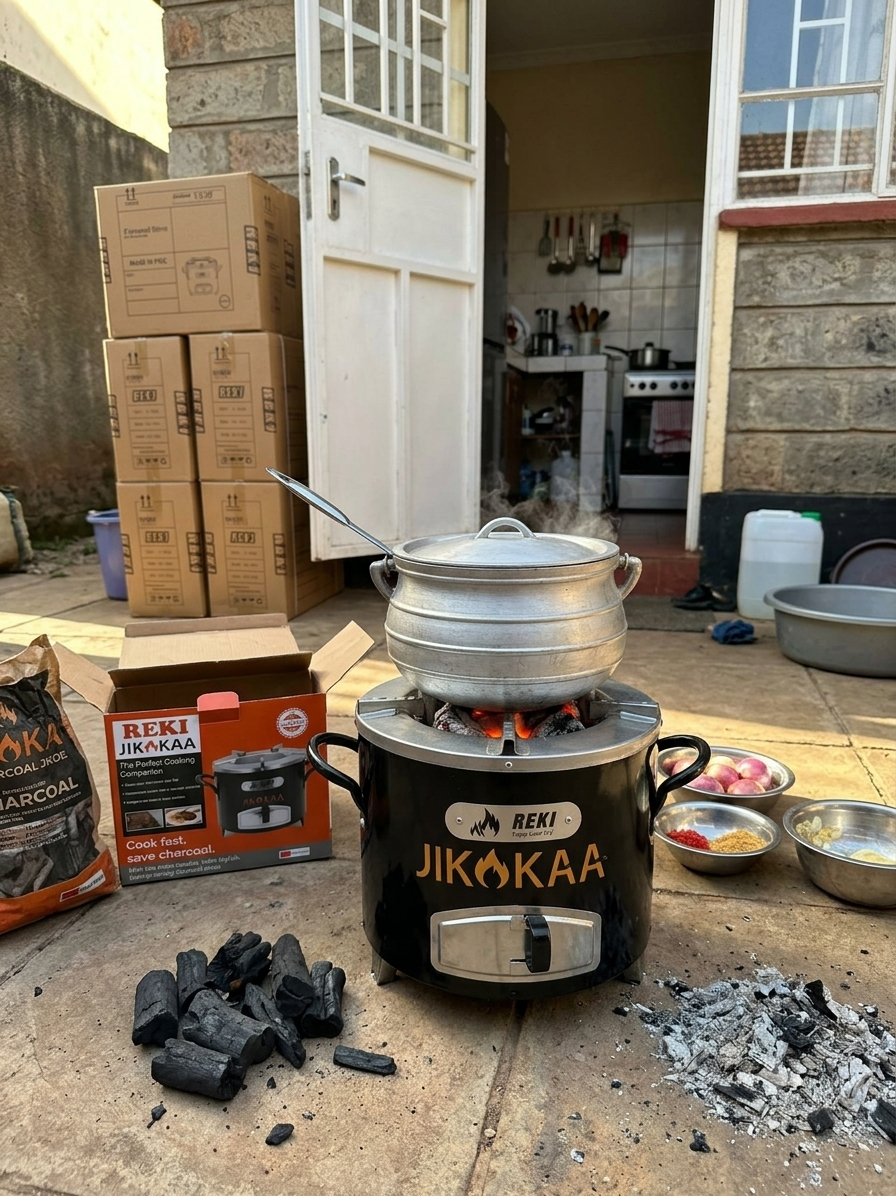 Charcoal JikoKaa (Charcoal Jiko) – Portable Charcoal Cooking Stove