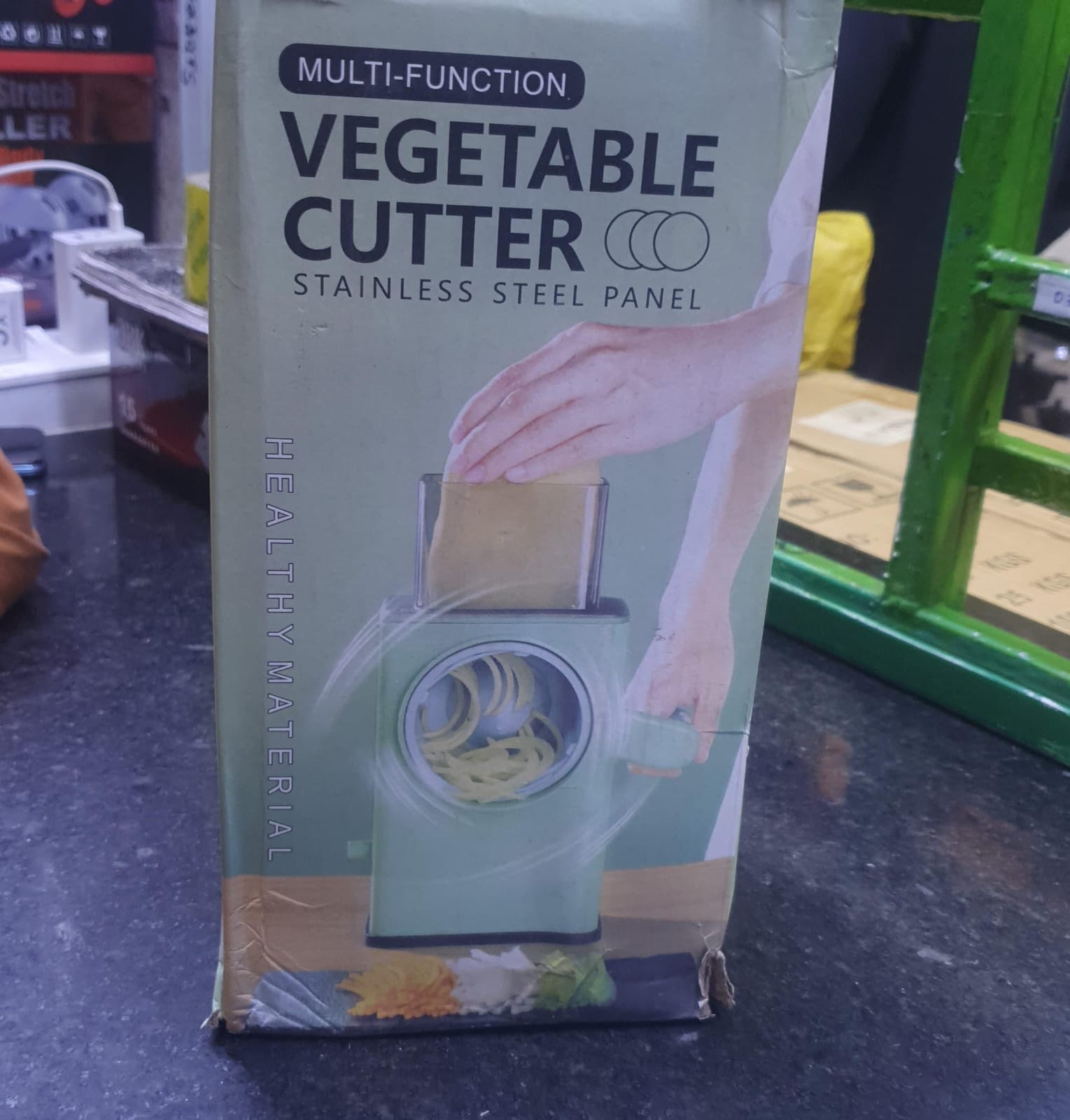 3 In 1 Square Storm Vegetables Cutter, Chopper Slicer 3 Drum Blades