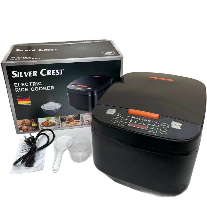 5L Capacity Household Smart Multifunctional Electric Rice Cooker, Non‑Stick Inner Pot Large Capacity Rice Cooker for 3‑4 People
