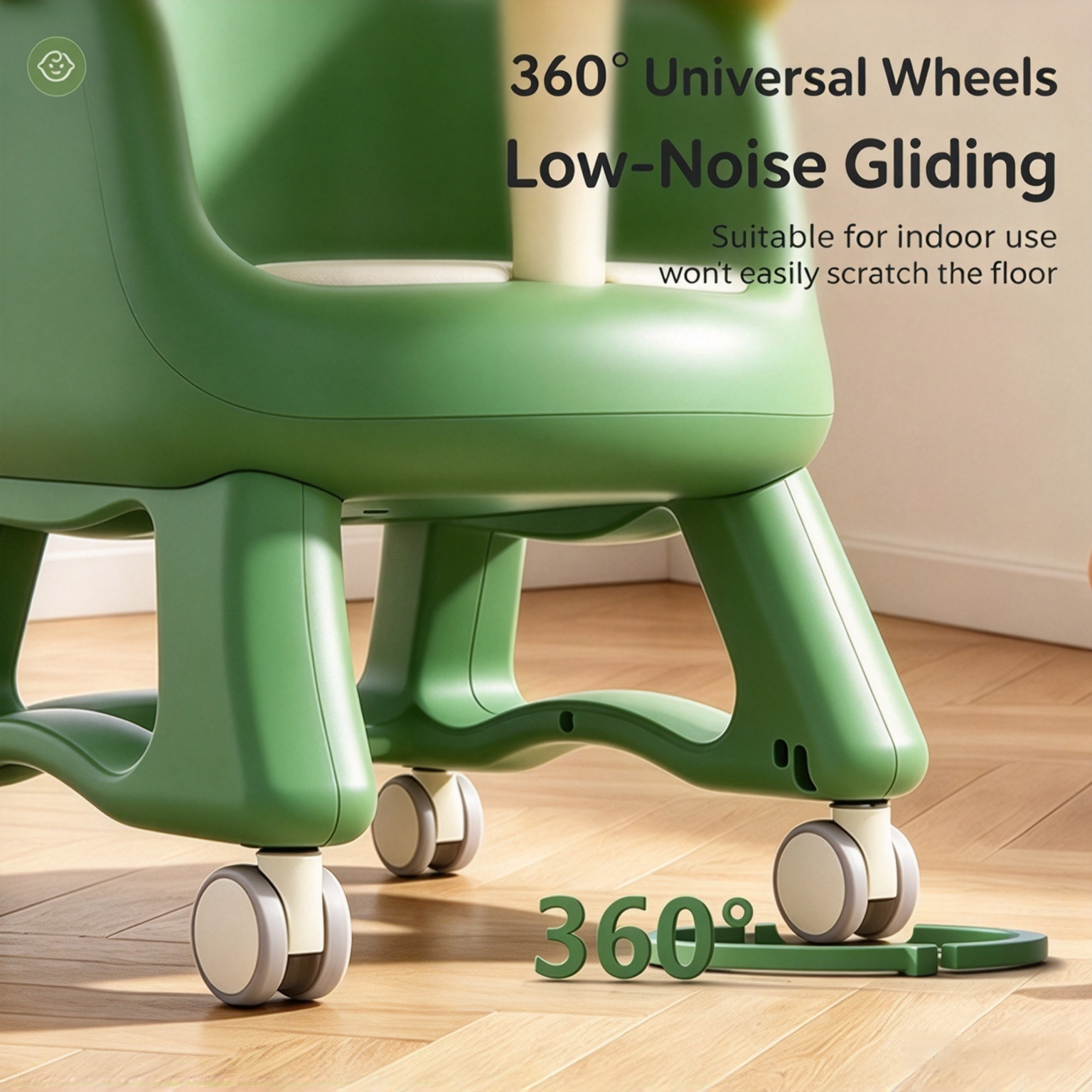 Multifunctional Detachable Toddler Squeaky Dining Chair, Baby Household Backrest Seat Kids Small Stool