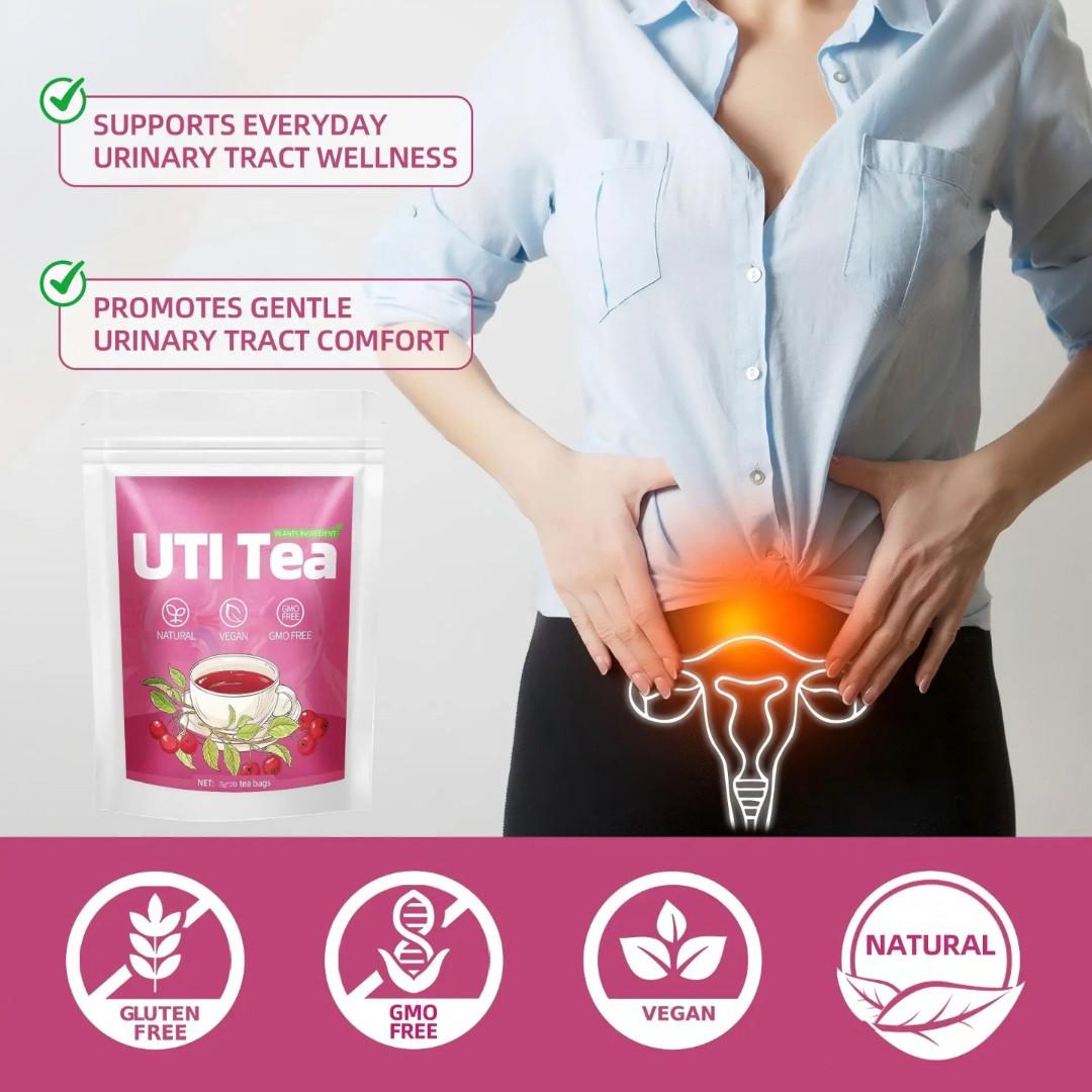 NATURAL CRANBERRY UTI TEA – BLADDER CLEANSE & URINARY TRACT HEALTH SUPPORT (20 TEA BAGS)