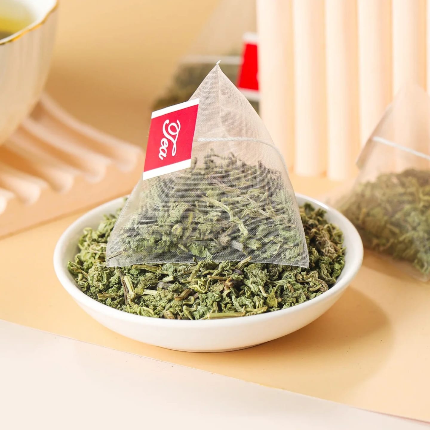 Pure Peppermint Herbal Tea (30 Tea Bags, 60g) – Natural Remedy for Gas, Bloating, Stomach Relief & Fresh Breath (Caffeine-Free)
