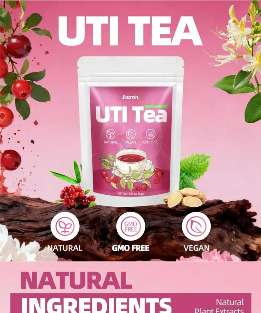 NATURAL CRANBERRY UTI TEA – BLADDER CLEANSE & URINARY TRACT HEALTH SUPPORT (20 TEA BAGS)