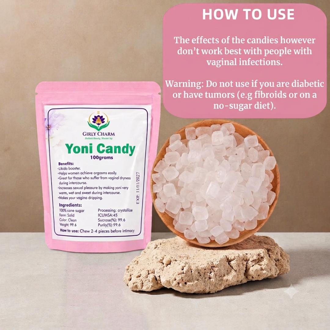 YONI CANDY/ PUNANI CANDY FOR VAGINAL DRIPPING AND LIBIDO BOOST FOR WOMEN