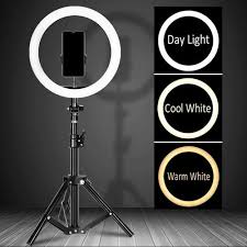 12Inch Selfie Ring Light With 2.1m Tripod Stand For Live Stream/Makeup 12inch RINGLIGHT