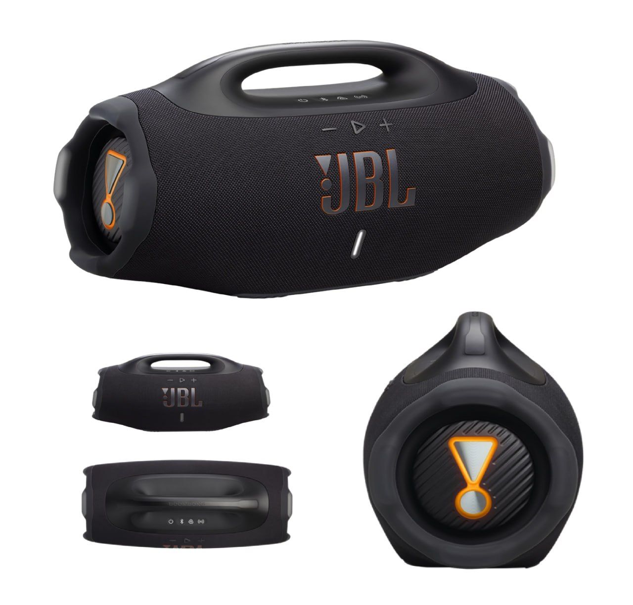 JBL Boombox 4 – Most Powerful Portable Waterproof Speaker with Massive JBL Pro Sound, AI Sound Boost, Up to 34 Hours Playtime, IP68 Waterproof & Dustproof, Auracast™ Multi-Speaker Connection