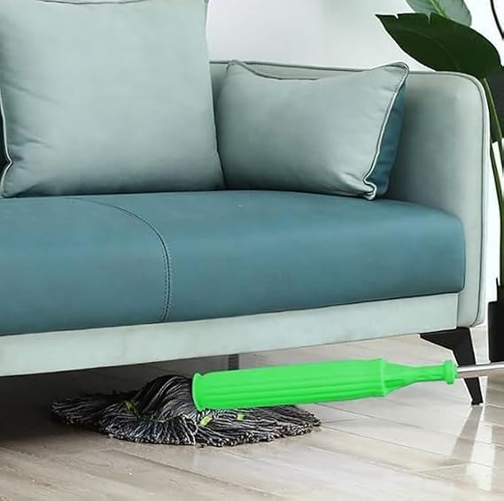 360° very large Spin Mop with Microfiber Head and Telescopic Handle – Reusable Floor Cleaning Mop for Wet & Dry Cleaning, Dust, Dirt, Water and Kitchen, Bathroom, Home & Office Floors