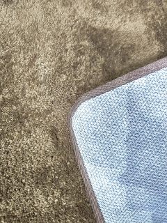 Soft Bedroom Floor Runner Rug, Plush Non-Slip Carpet Mat for Bedroom, Living Room, Hallway & Bedside, Absorbent Easy-Clean Floor Mat with Smooth Comfortable Surface, Modern Solid Color Area Runner Rug