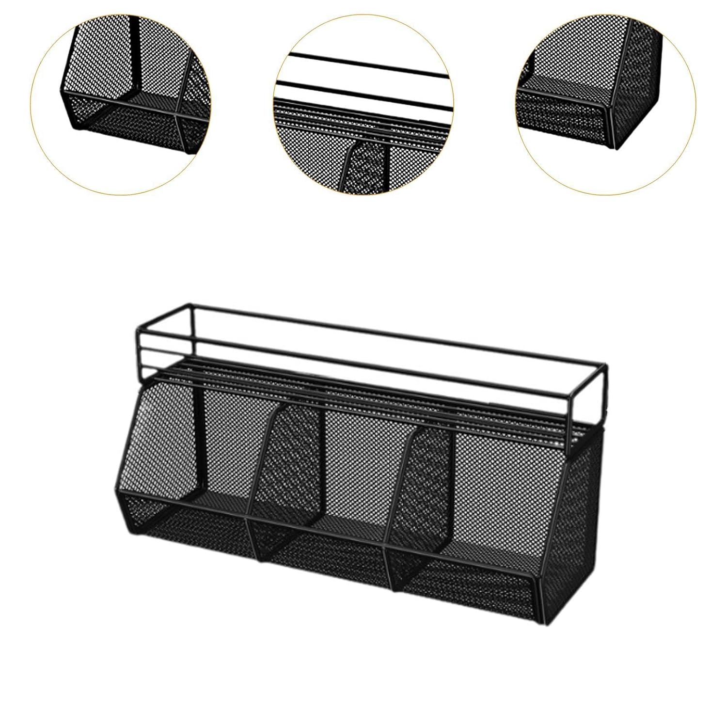 Potato Onion Basket Fruit Vegetable Basket for Kitchen Countertop Household Single Layer | Storage Bins & Baskets | Home Organization | Household Supplies & Cleaning Kitchen Wall Mounted Storage Rack