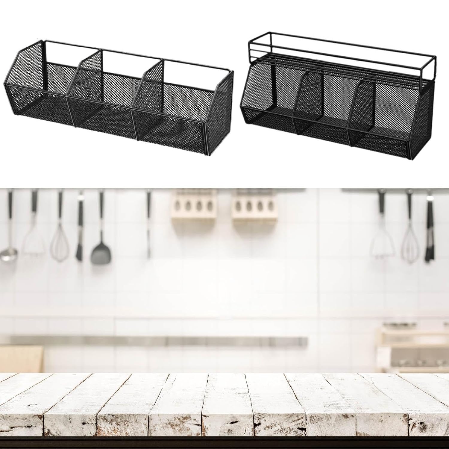 Potato Onion Basket Fruit Vegetable Basket for Kitchen Countertop Household Single Layer | Storage Bins & Baskets | Home Organization | Household Supplies & Cleaning Kitchen Wall Mounted Storage Rack