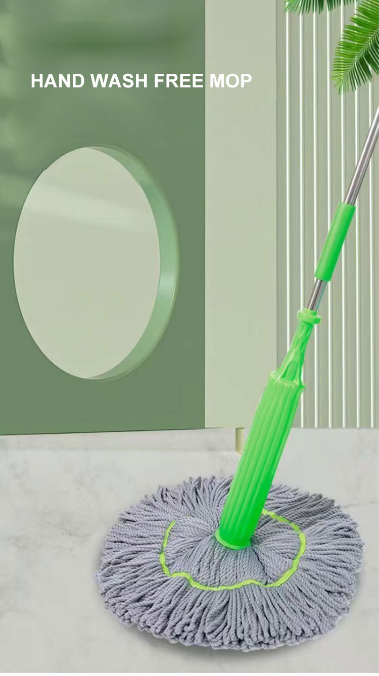 360° very large Spin Mop with Microfiber Head and Telescopic Handle – Reusable Floor Cleaning Mop for Wet & Dry Cleaning, Dust, Dirt, Water and Kitchen, Bathroom, Home & Office Floors