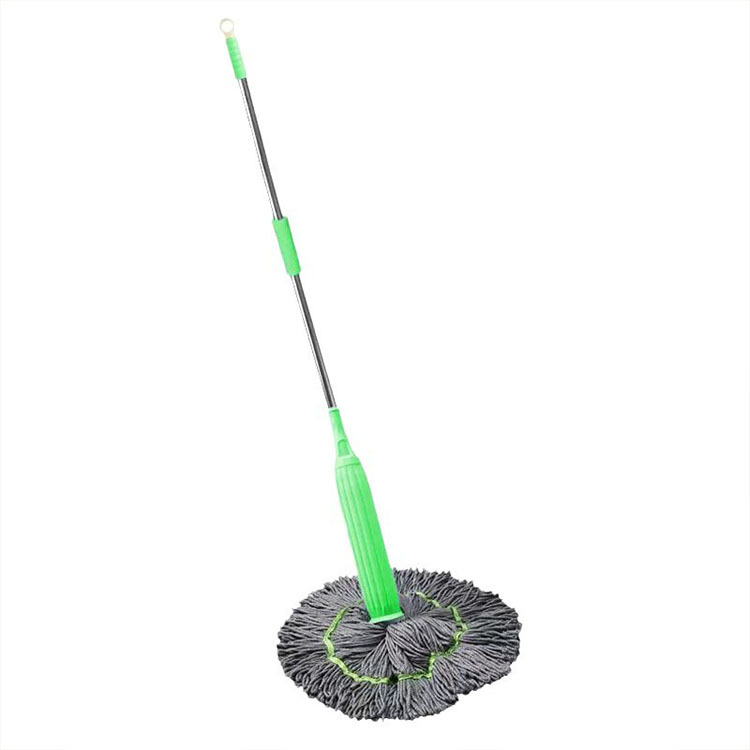 360° very large Spin Mop with Microfiber Head and Telescopic Handle – Reusable Floor Cleaning Mop for Wet & Dry Cleaning, Dust, Dirt, Water and Kitchen, Bathroom, Home & Office Floors