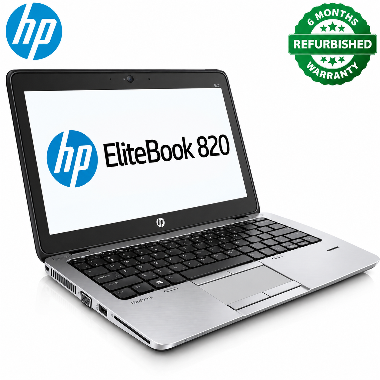HP EliteBook 820 G1 Core i5 Laptop | 8GB RAM | 500GB HDD | 12.5" HD | Windows 11 | Refurbished | FREE Mouse